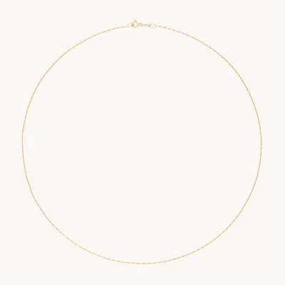 Astrid &amp; Miyu Marylebone Story Chain Necklace In Solid Gold