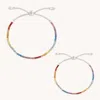 Astrid &amp; Miyu Mini Me Gemstone Gift Set In 9k White Gold