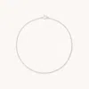 Astrid &amp; Miyu Miyu Chain Bracelet In Solid White Gold