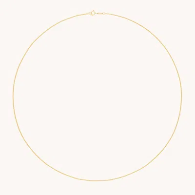Astrid &amp; Miyu Miyu Chain Necklace In Solid Gold