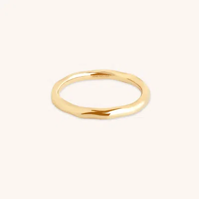 Astrid &amp; Miyu Molten Band Ring