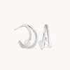 Astrid &amp; Miyu Molten Illusion Pearl Hoops