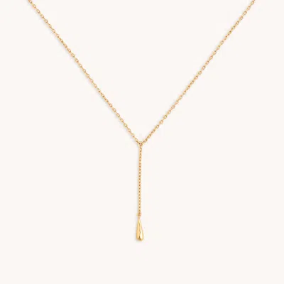 Astrid &amp; Miyu Molten Teardrop Lariat Necklace