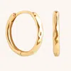 Astrid &amp; Miyu Molten Texture Hoops