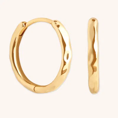 Astrid &amp; Miyu Molten Texture Hoops