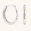 Astrid &amp; Miyu Molten Texture Hoops