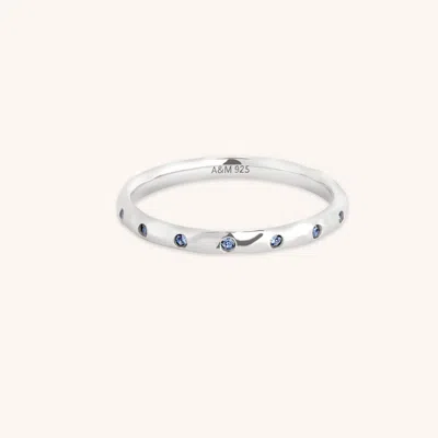 Astrid &amp; Miyu Molten Texture Opal Band Ring