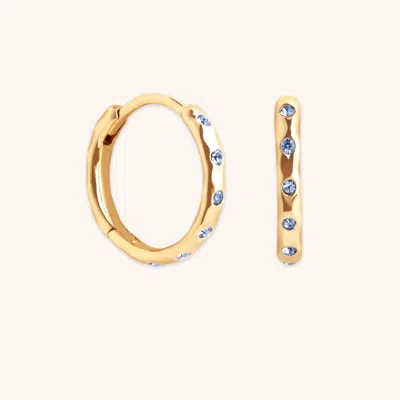 Astrid &amp; Miyu Molten Texture Opal Hoops