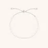 Astrid &amp; Miyu Moonstone Gemstone Bracelet In 9k White Gold