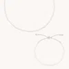 Astrid &amp; Miyu Moonstone Gemstone Gift Set In 9k White Gold