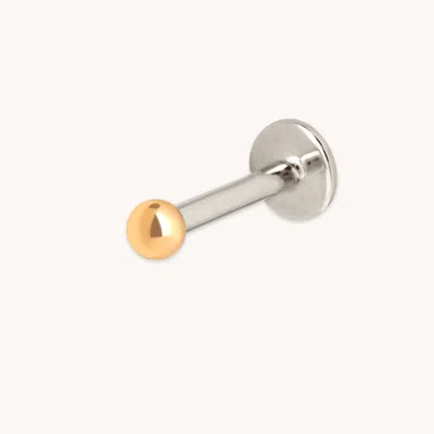 Astrid &amp; Miyu New Titanium Ball Piercing Stud In Gray