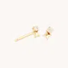 Astrid &amp; Miyu October Birthstone Earrings In Solid Gold