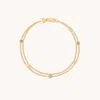 Astrid &amp; Miyu Opal Charm Double Bracelet