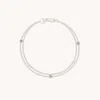 Astrid &amp; Miyu Opal Charm Double Bracelet