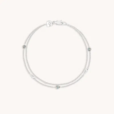 Astrid &amp; Miyu Opal Charm Double Bracelet