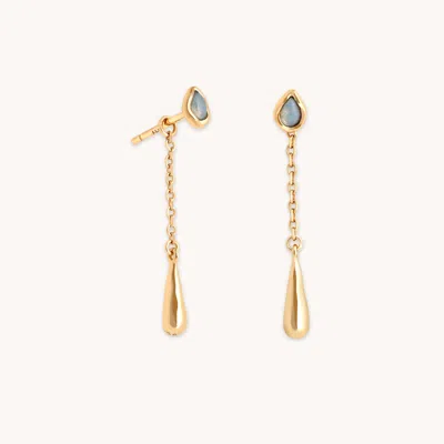 Astrid &amp; Miyu Opal Pear Chain Studs