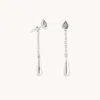 Astrid &amp; Miyu Opal Pear Chain Studs