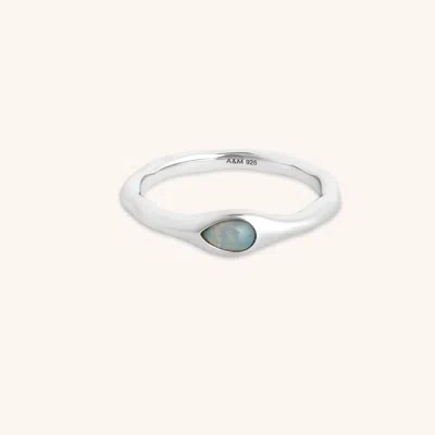 Astrid &amp; Miyu Opal Pear Cocktail Ring