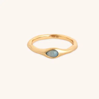 Astrid &amp; Miyu Opal Pear Cocktail Ring