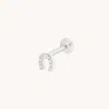 Astrid &amp; Miyu Pave Horseshoe Piercing Stud