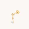 Astrid &amp; Miyu Pear Cosmic Charm Piercing Stud