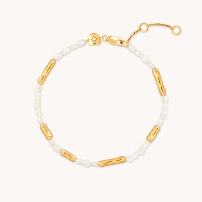 Astrid &amp; Miyu Pearl &amp; Molten Bracelet