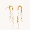 Astrid &amp; Miyu Pearl &amp; Molten Drop Studs