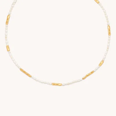 Astrid &amp; Miyu Pearl &amp; Molten Necklace