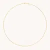 Astrid &amp; Miyu Piccadilly Story Chain Necklace In Solid Gold