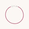 Astrid &amp; Miyu Pink Tennis Bracelet