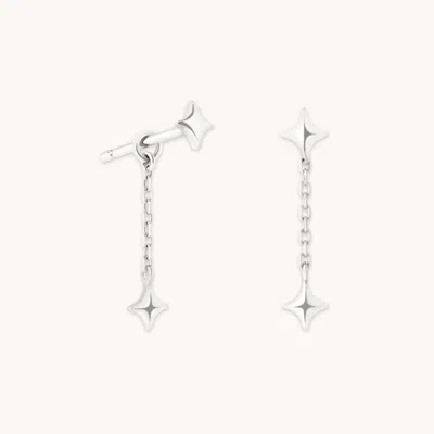 Astrid &amp; Miyu Plain Cosmic Star Charm Studs