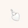 Astrid &amp; Miyu Plain Metal Heart Charm