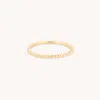 Astrid &amp; Miyu Ridged Band Ring In Solid Gold