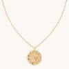Astrid &amp; Miyu Scorpio Bold Zodiac Pendant Necklace In Gold