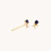 Astrid &amp; Miyu September Birthstone Earrings In Solid Gold