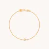 Astrid &amp; Miyu Shooting Star Pendant Bracelet In Gold In Gold