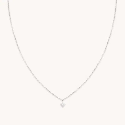 Astrid &amp; Miyu Shooting Star Pendant Necklace In Metallic