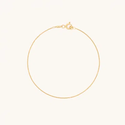 Astrid &amp; Miyu Shoreditch Story Chain Bracelet In Solid Gold