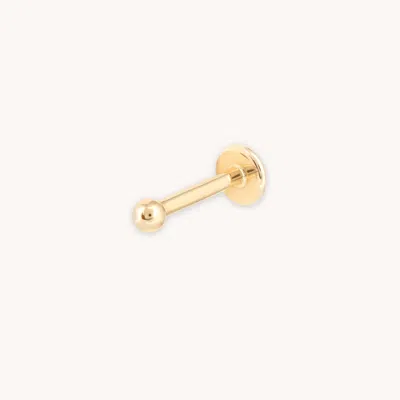 Astrid &amp; Miyu Solid Gold Small Ball Piercing Stud