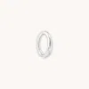 Astrid &amp; Miyu Solid White Gold Graduated Rook Hoop