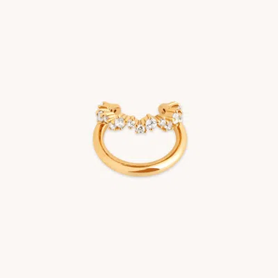 Astrid &amp; Miyu Spiral Crystal Ear Cuff