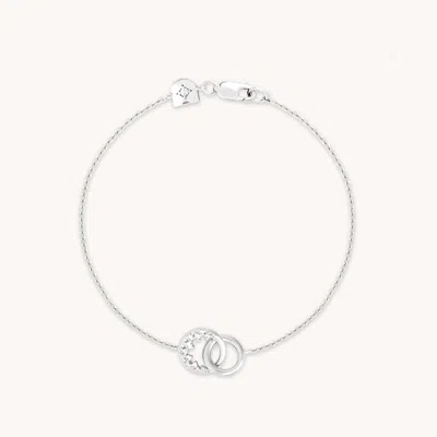 Astrid &amp; Miyu Spiral Crystal Pendant Bracelet