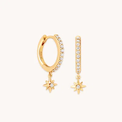 Astrid &amp; Miyu Star Charm Hoops