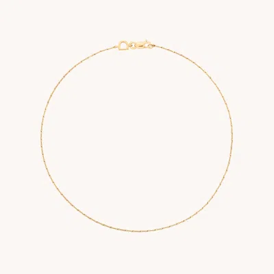 Astrid &amp; Miyu Story Chain Marylebone Chain Anklet