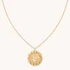 Astrid &amp; Miyu Taurus Bold Zodiac Pendant Necklace In Gold