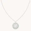 Astrid &amp; Miyu Taurus Bold Zodiac Pendant Necklace In Silver
