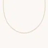 Astrid &amp; Miyu Tennis Chain Necklace In Gold