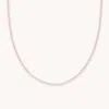 Astrid &amp; Miyu Tennis Chain Necklace In Gold