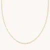 Astrid &amp; Miyu Tennis Chain Necklace In Gold