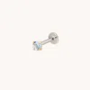 Astrid &amp; Miyu Titanium Blue Gem Piercing Stud